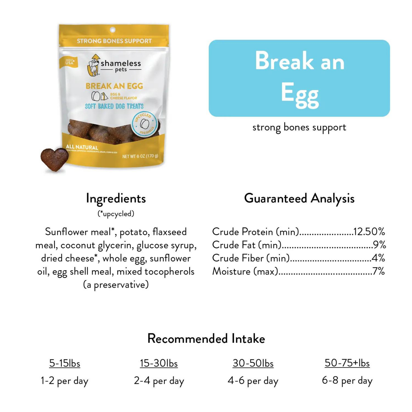 Break an Egg Soft Baked Dog Treats