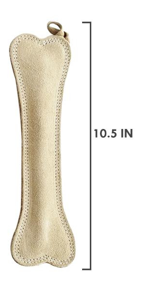 Vegan Leather Chew Dog Bone