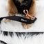 'BG Black' Fabric Dog Leash
