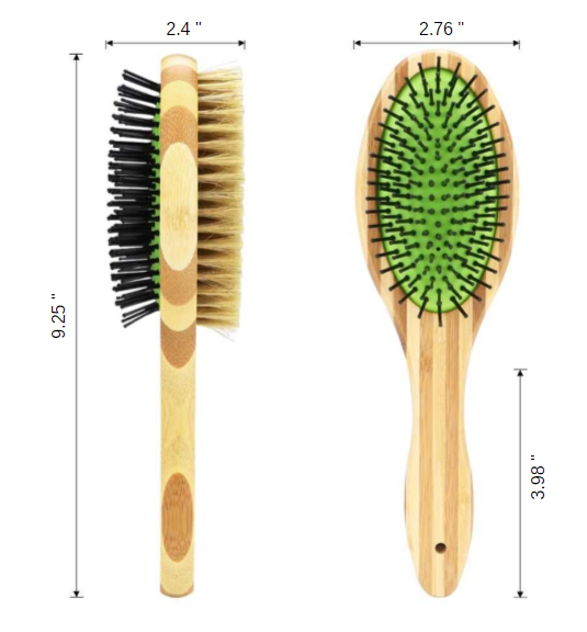 Dual Sided Bamboo Grooming Brush