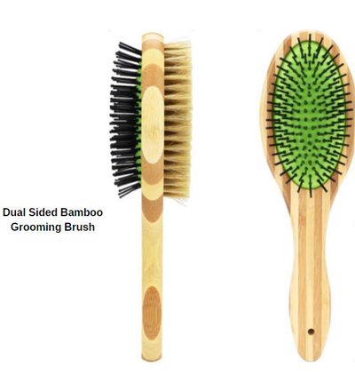 Dual Sided Bamboo Grooming Brush