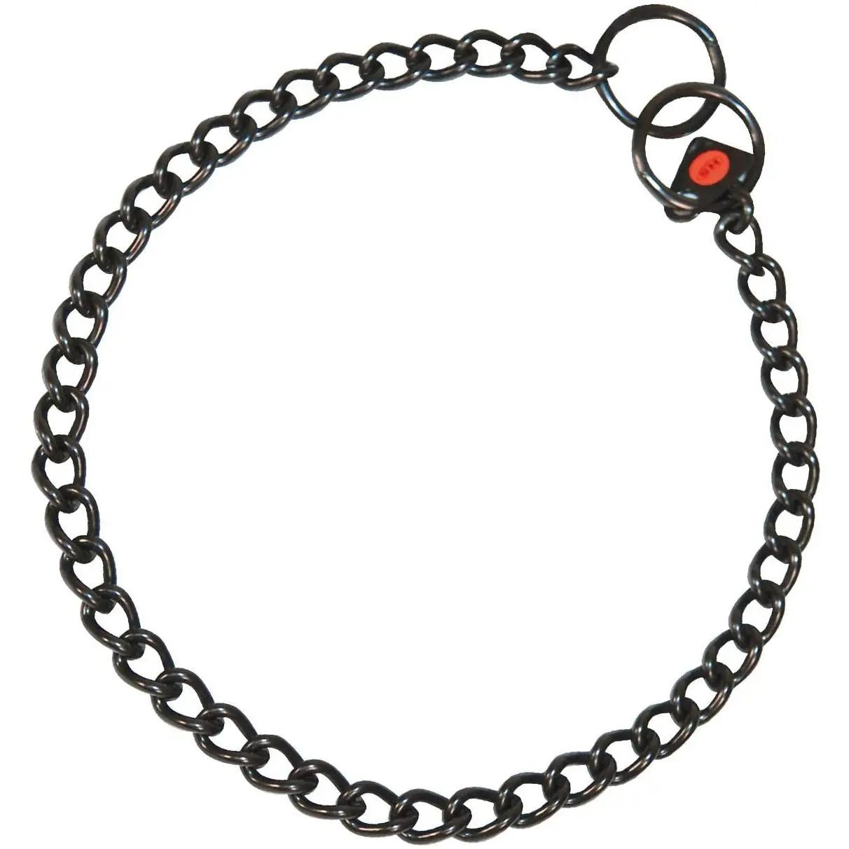 Black best sale choke collar