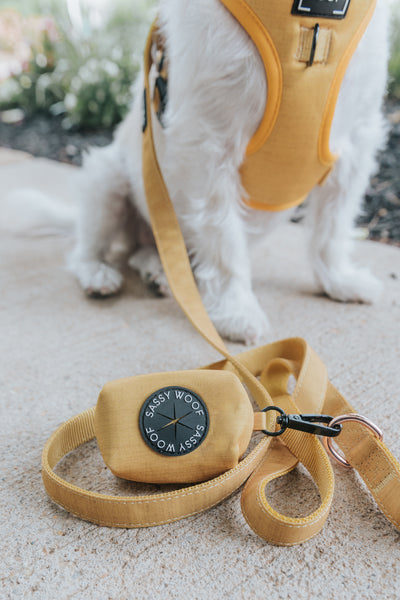 'Sunflower Fields' Dog Waste Bag Holder