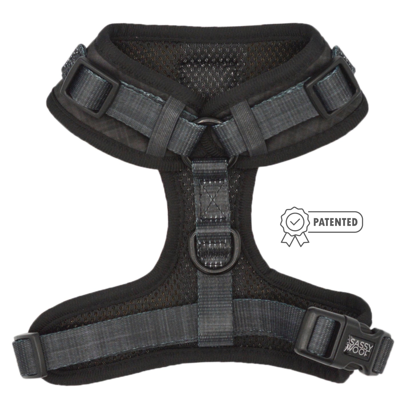 'BG Black' Adjustable Dog Harness