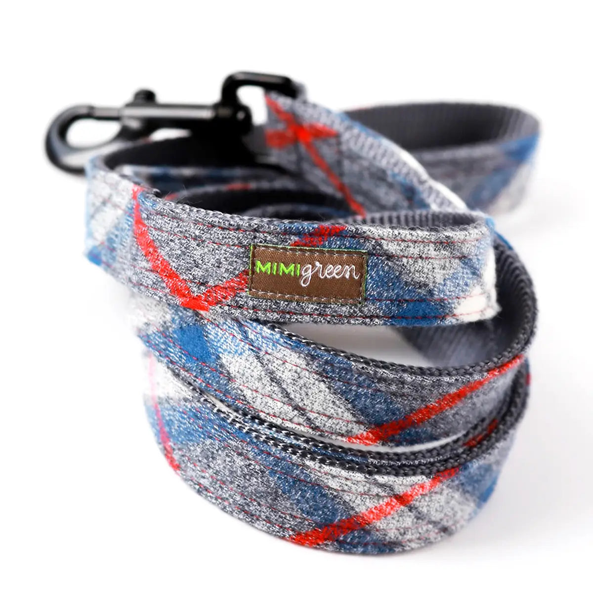 Flannel PJ's Plaid Dog Leash - (2 Colors)