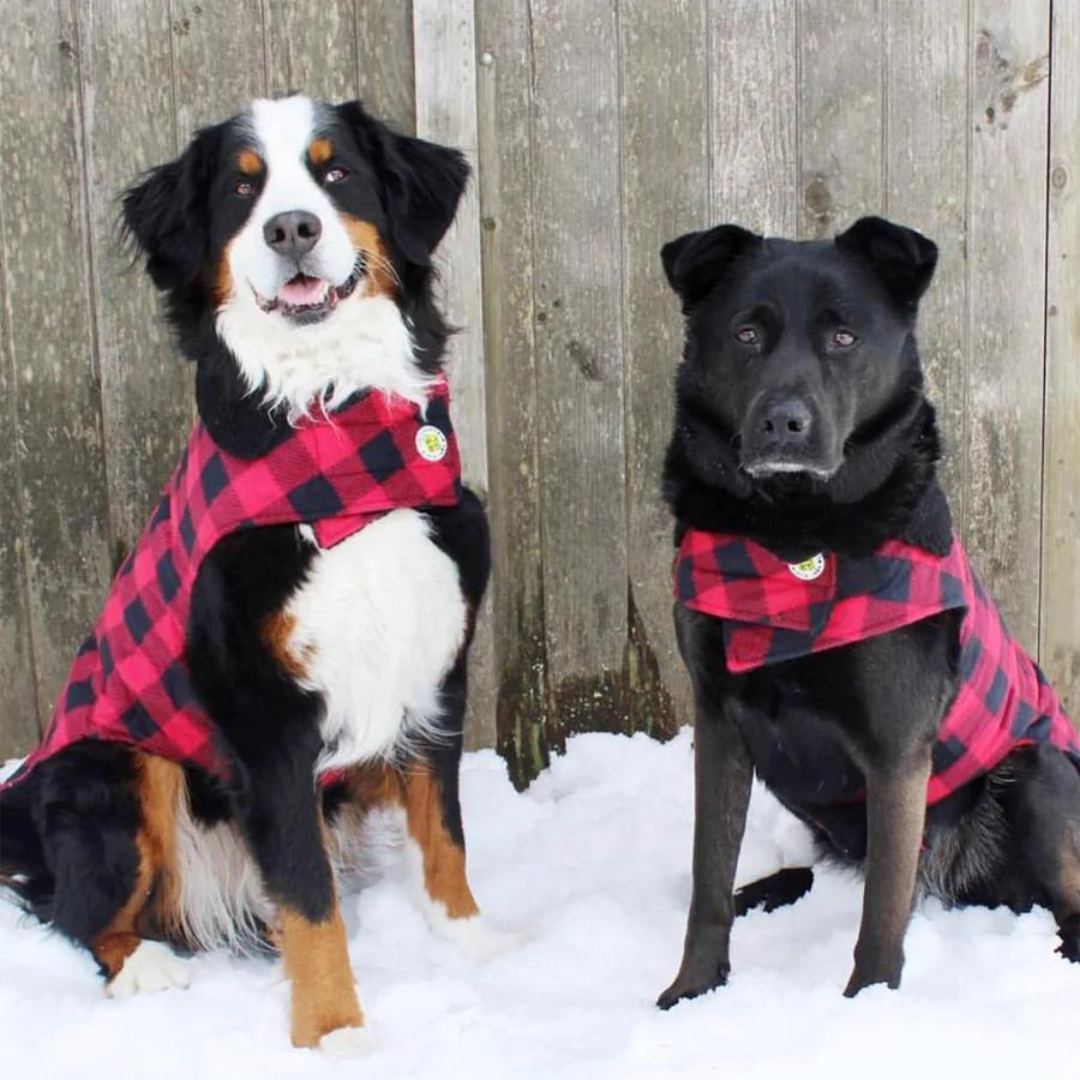 Buffalo Plaid Fleece Lined Coat