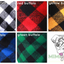 Buffalo Plaid Flannel Dog Leash - (5 colors)