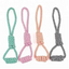 Striped Knot Rope Toy - Black