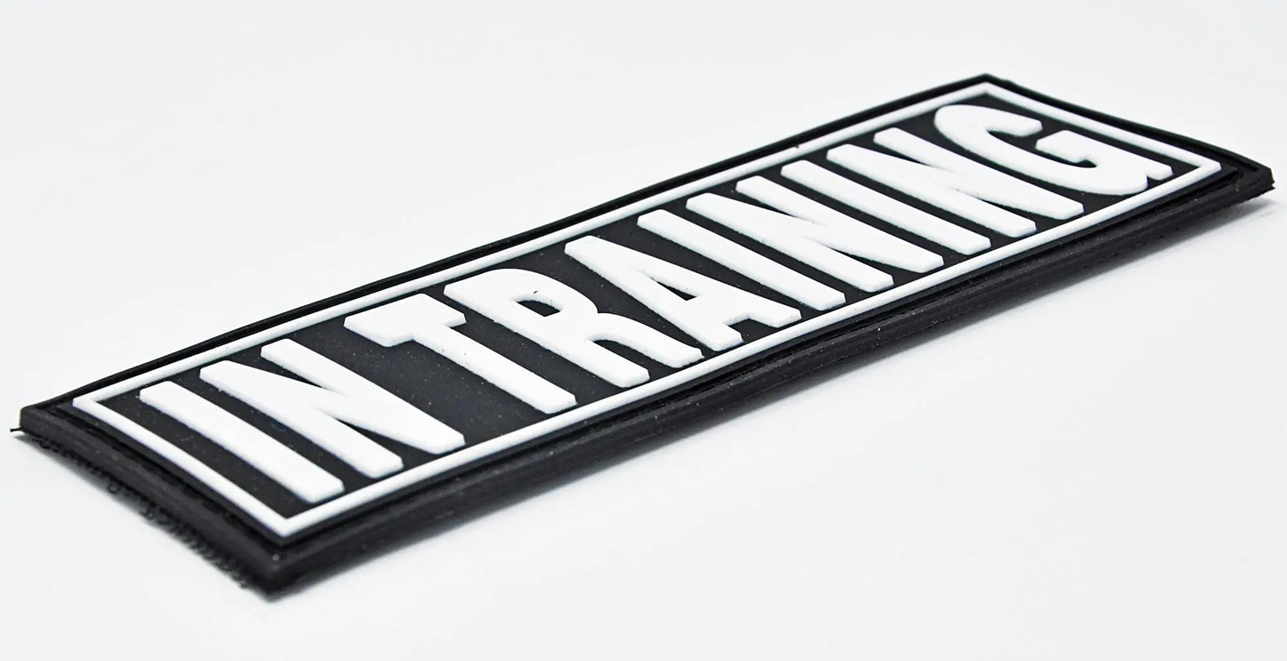 3D Rubber Removable Harness Patches - IN TRAINING
