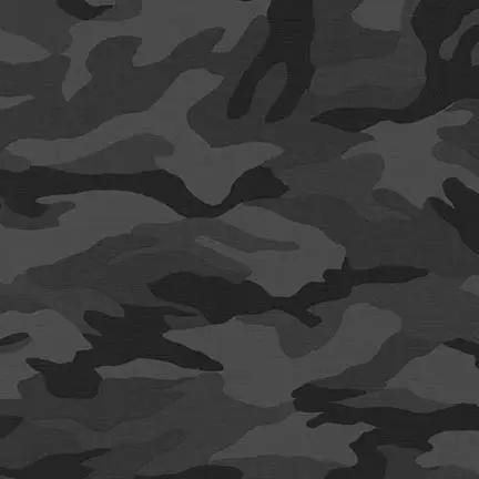 Camo Canvas Dog Collar - Silver Zinc Buckles