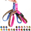 Mimi Easy On Dog Harness - Leopard Swiss Velvet - Raspberry