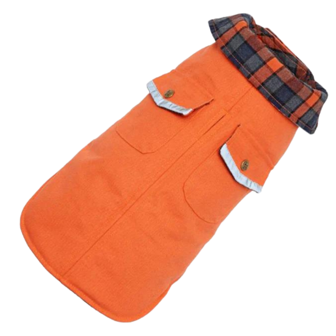 Orange Field Coat