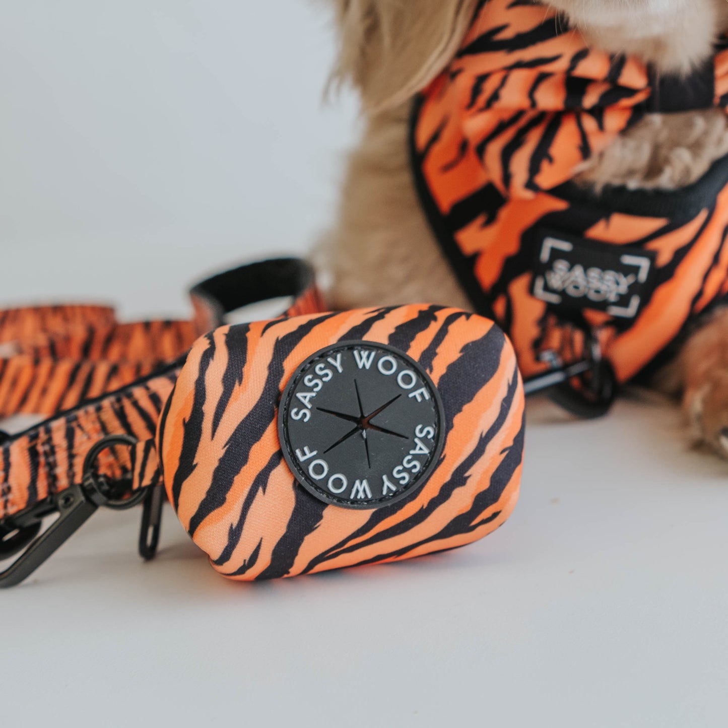 'Paw of the Tiger' Dog Waste Bag Holder