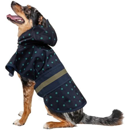 Polka Dot Dog Raincoat - Fashion Pet