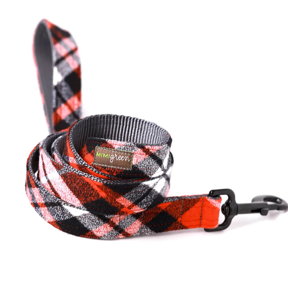 Flannel PJ's Plaid Dog Leash - (2 Colors)