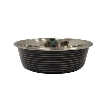 Striped Deluxe Stainless Steel Bowl - 29 oz - (3 colors)