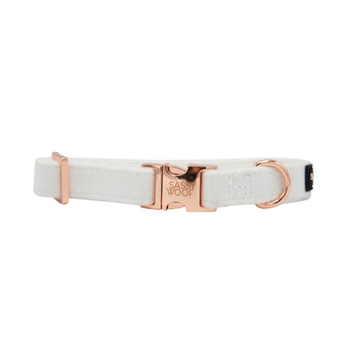 'I Do Too' Dog Collar (White)